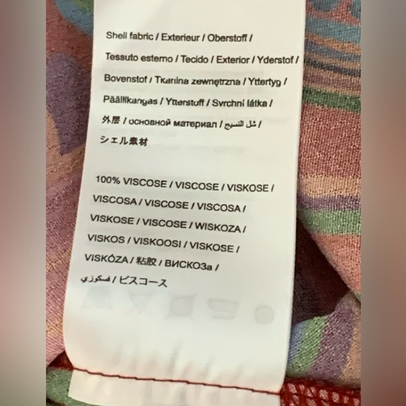 NWT FARM Rio Red Lisa Midi Dress - Fun Shapes Print - Size XL - Picture 10 of 11